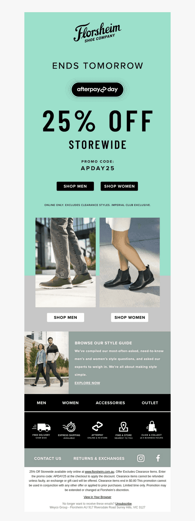 Afterpay Day | Ends Tomorrow