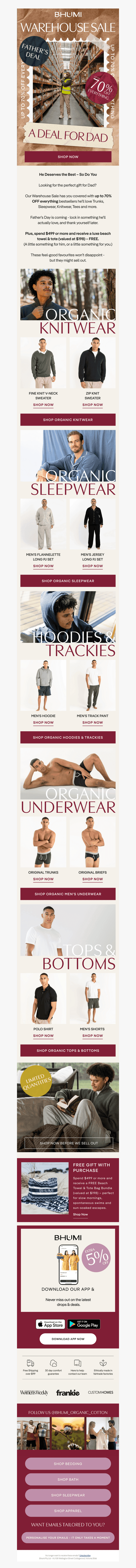 Get Dad’s gift sorted Early & Save BIG