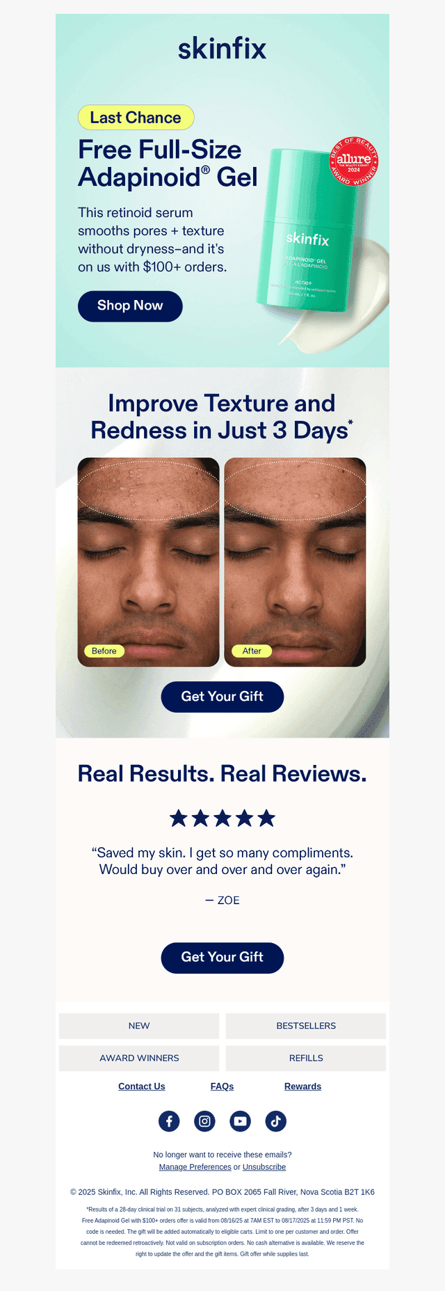 Your Free Full-Size Gift is Almost Gone