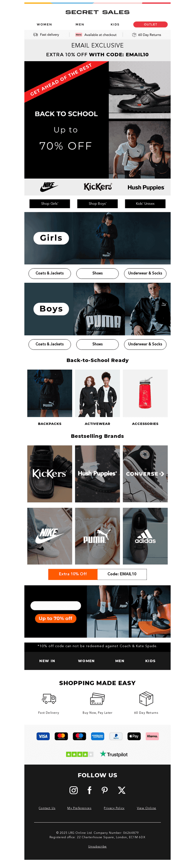 Back to School Essentials | Up to 70% Off + Extra 10%