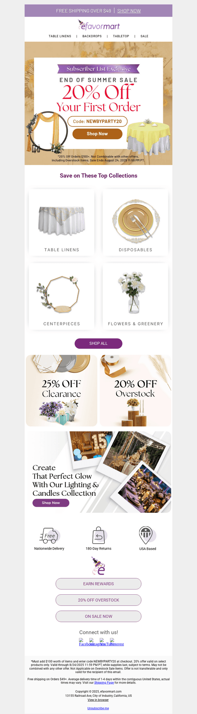 Say Hello to 20% Off
