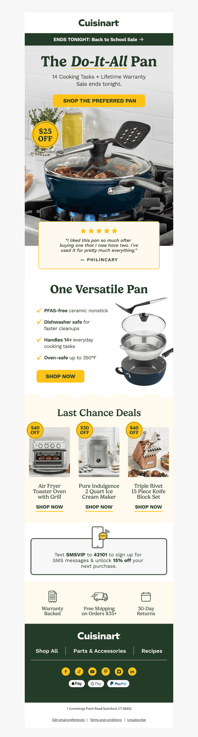 $25 OFF our most loved pan 🍳