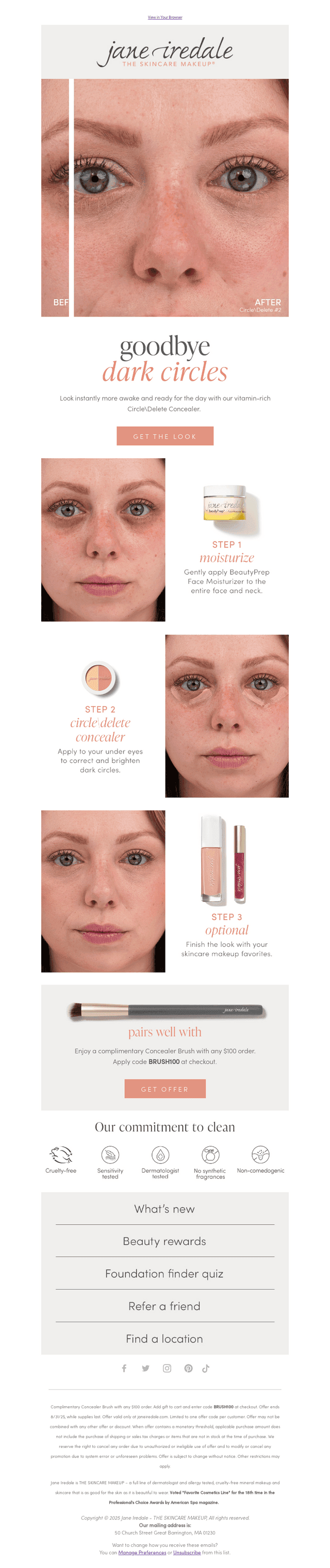 3 steps to conceal under-eye circles
