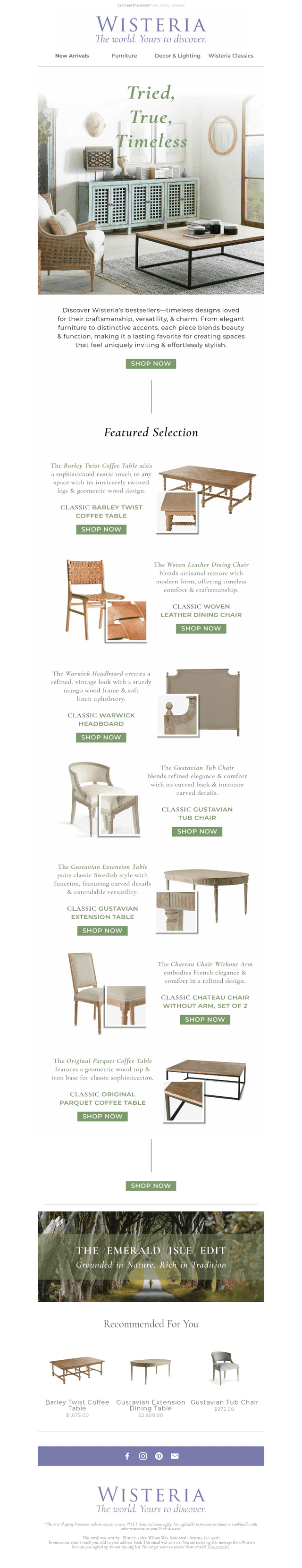 Enduring Style, Endless Inspiration