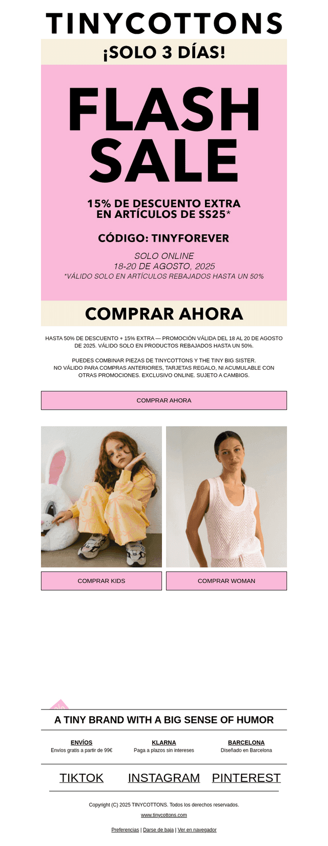 FLASH SALE | 15% EXTRA EN REBAJAS
