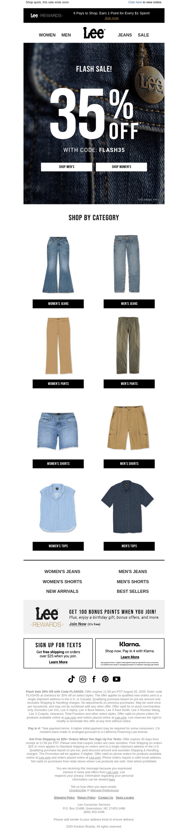 35% Off Flash Sale Happening NOW