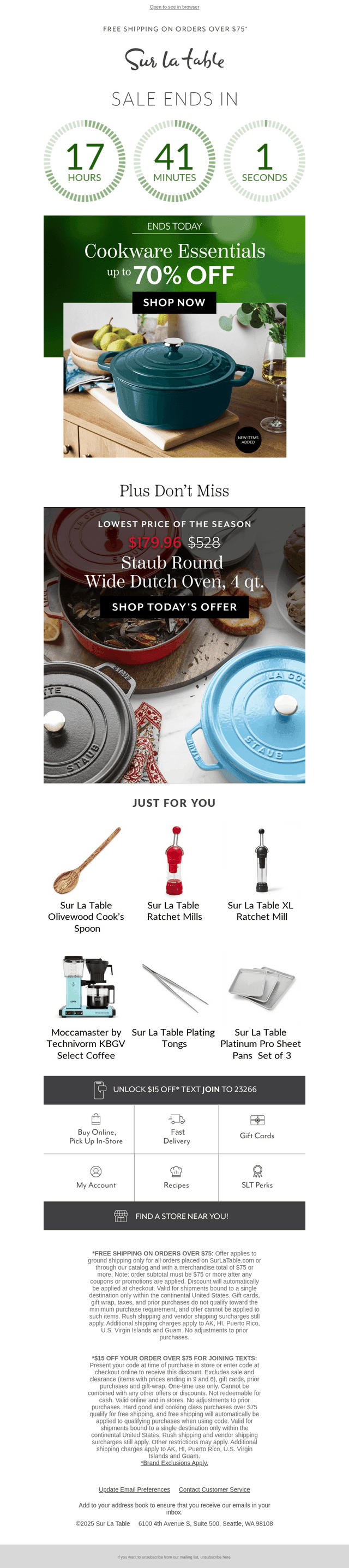 🚨 Last Day: Unbeatable Cookware Savings