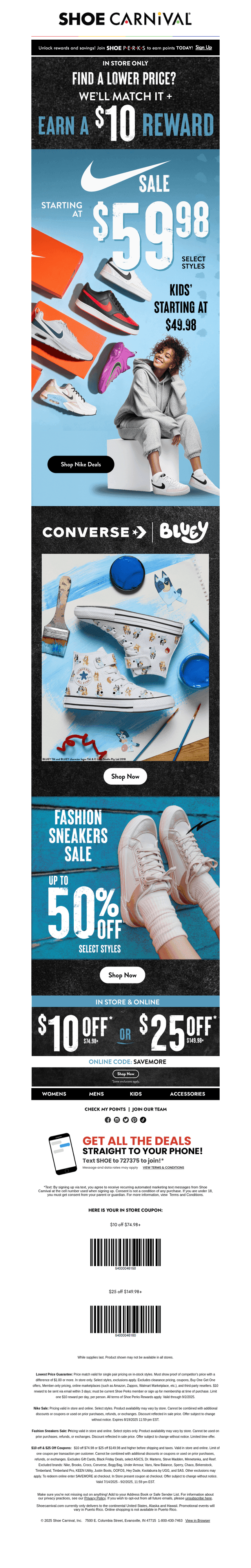 Wackadoo! The Converse x Bluey collection ​