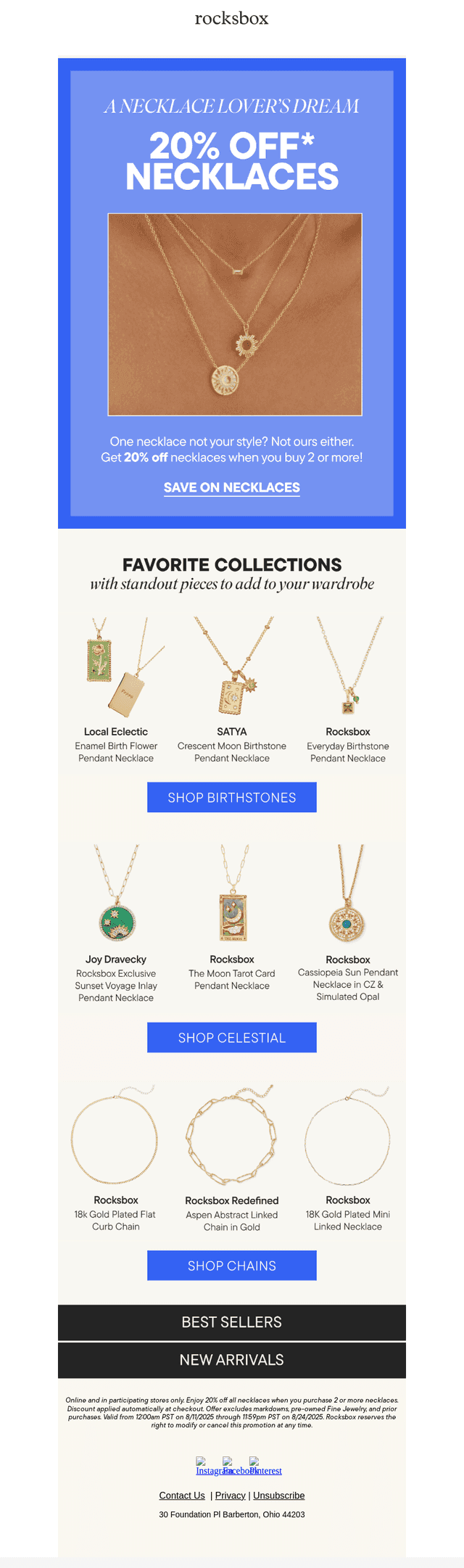 🔔 20% Off Necklaces Won’t Last