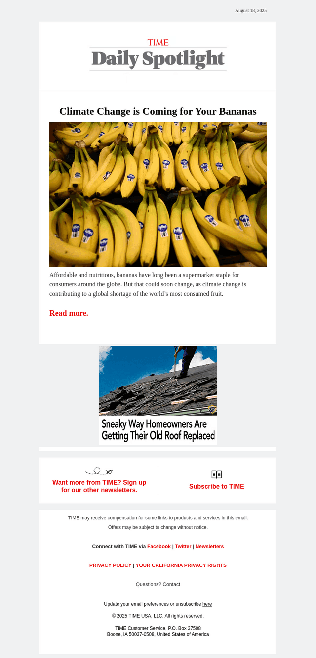 Climate change is coming for your bananas