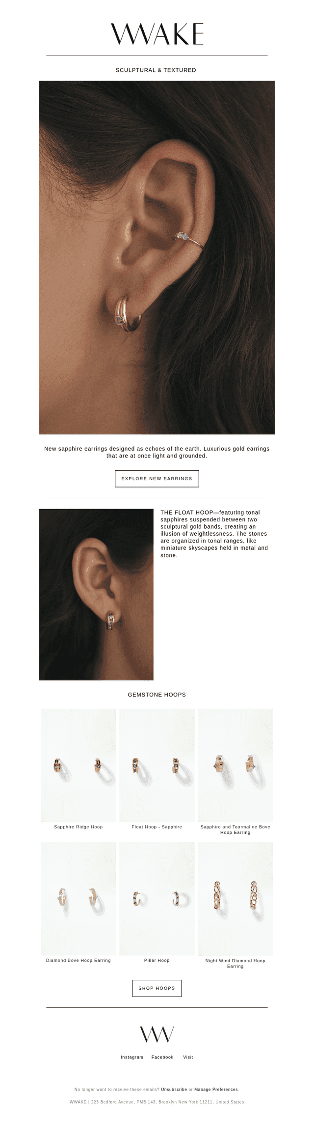 Textural Hoops
