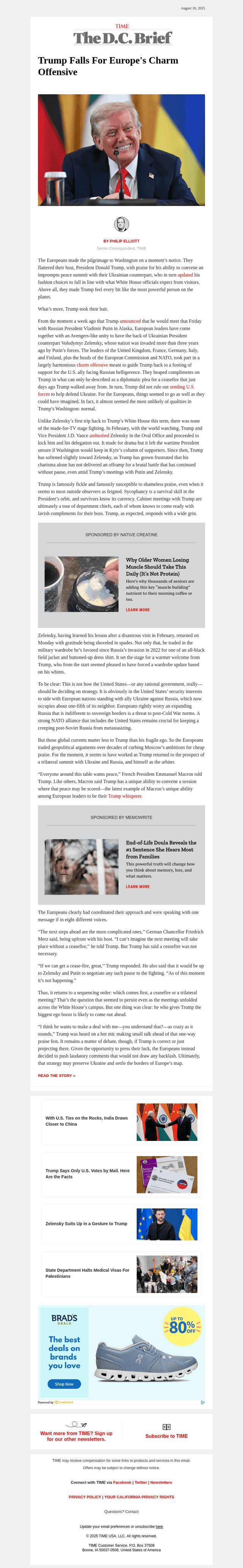 beehiiv email from Mon, Aug 18, 2025