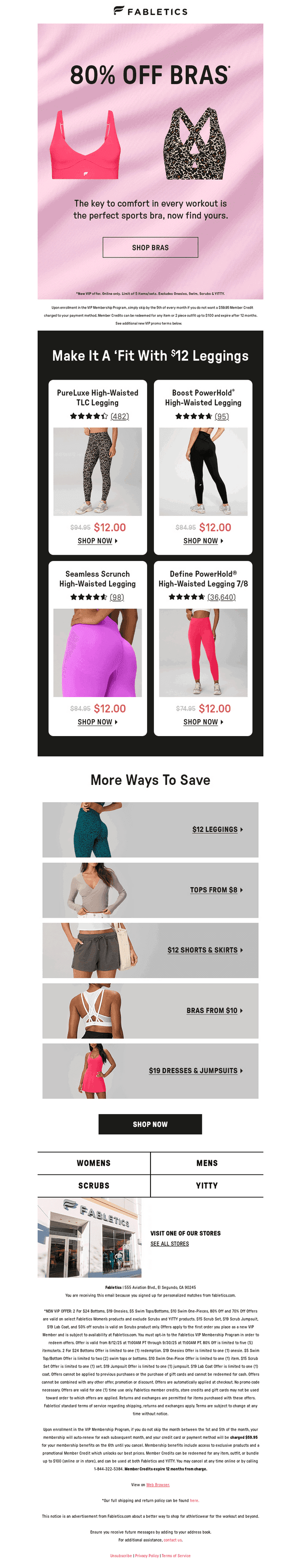 Your perfect sports bra? It’s 80% off.