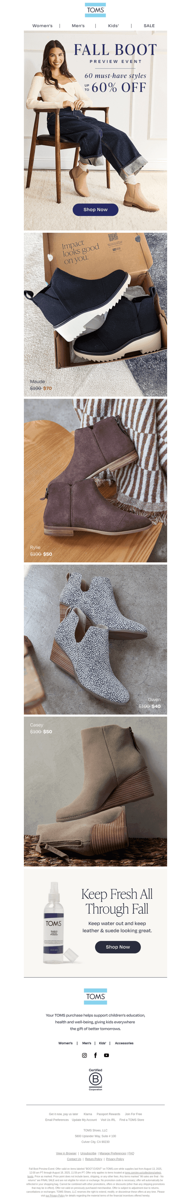 Ends Soon! Save up to 60% on Fall Boot Styles