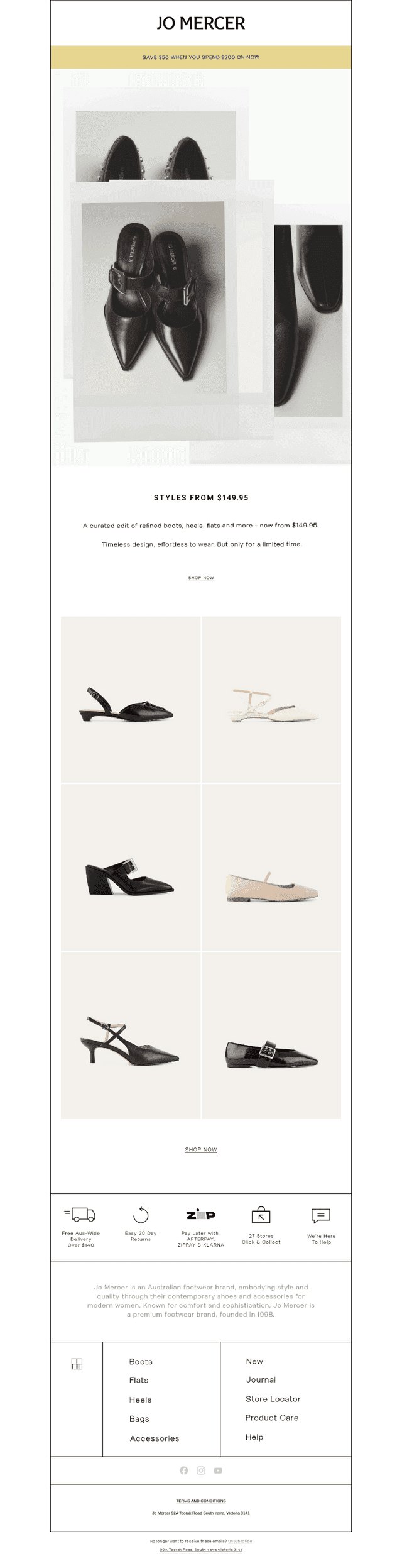Your Next Pair, From $149.95