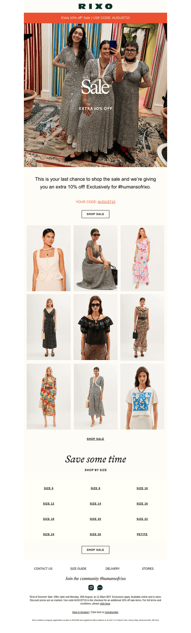 SALE | EXTRA 10% OFF