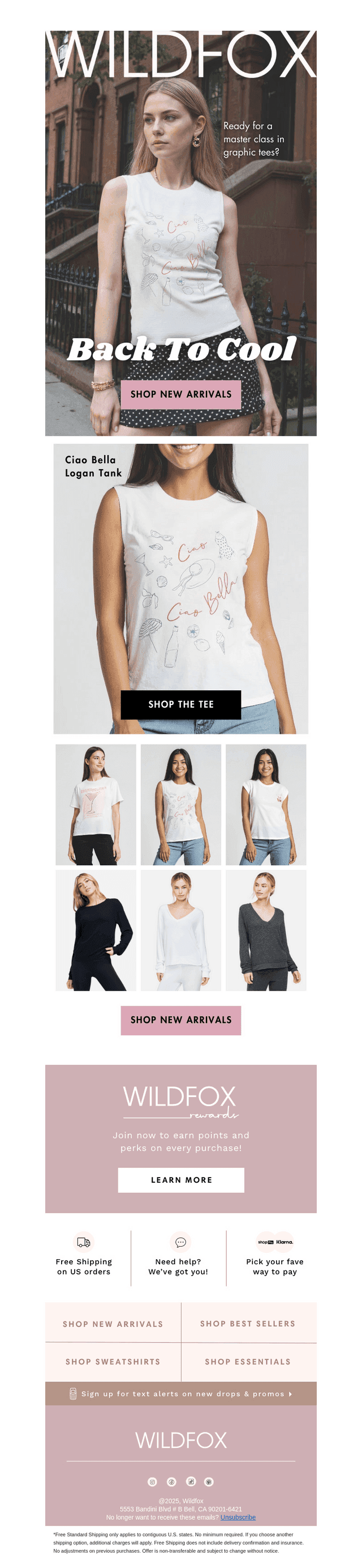Cool, effortless, Wildfox. ✨