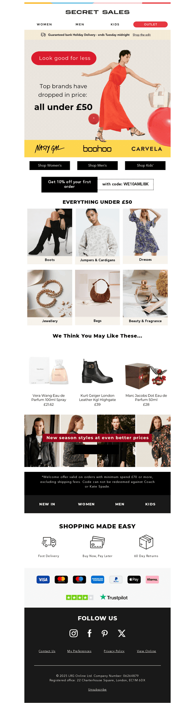 Looks for every occasion | ALL UNDER £50!