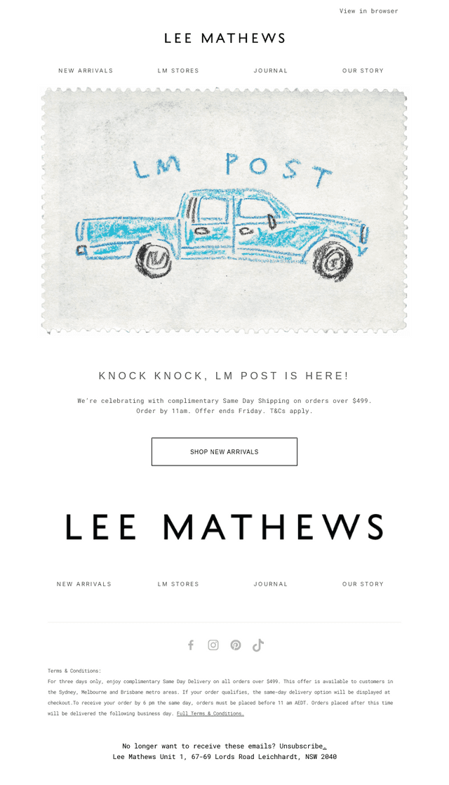 Knock Knock, LM Post Is Here!
