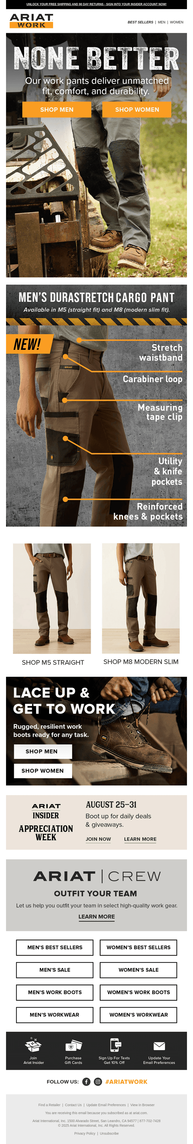 New Drop: The Durastretch Cargo Pant