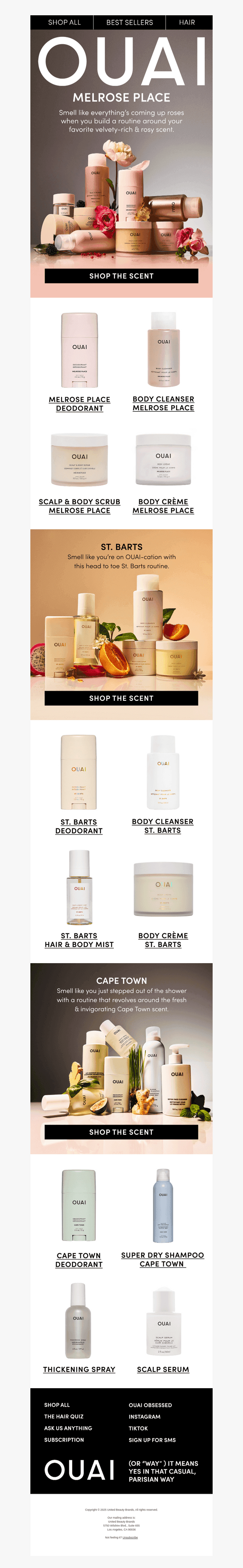 Your signature scent routine