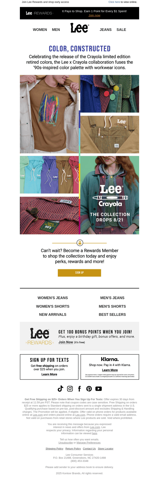Coming Soon: Lee X Crayola