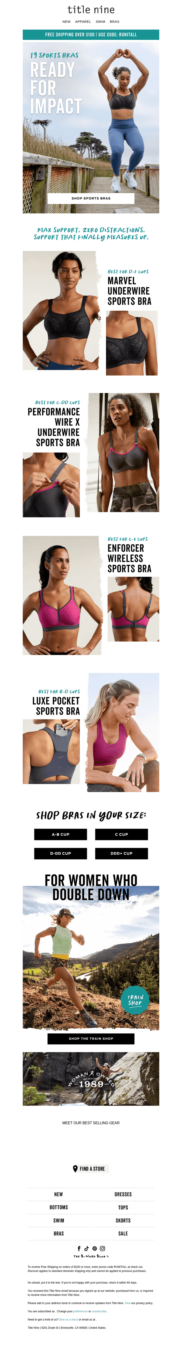 Made for big boobs, built for big moves