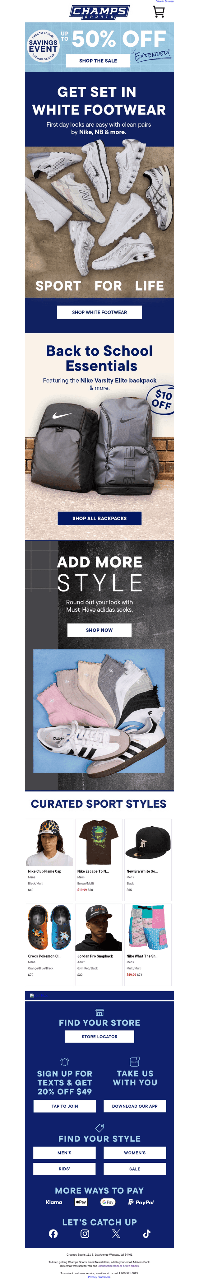 Pick up something new for Back to School 👟✨