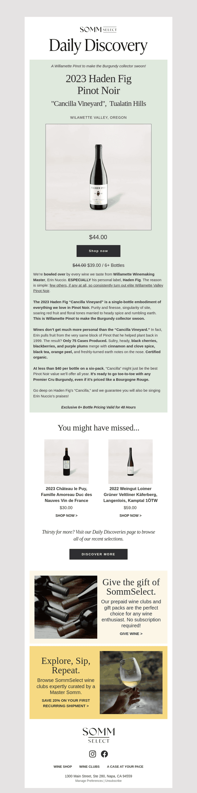 Elite Pinot From The Willamette Master