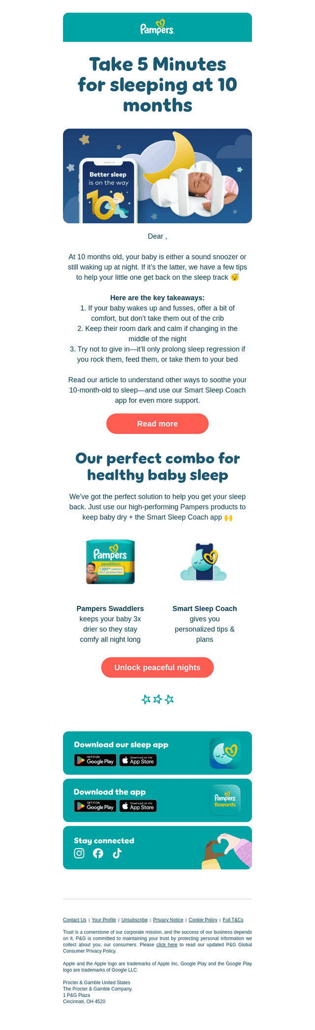 😴 Take 5 for 10-Month Sleep