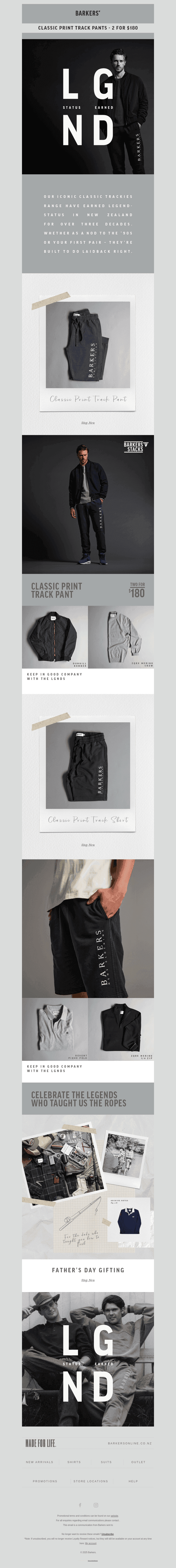 LGND Status Trackies