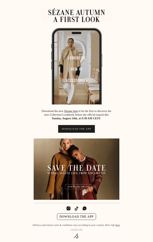 Your first look at Sézane Autumn