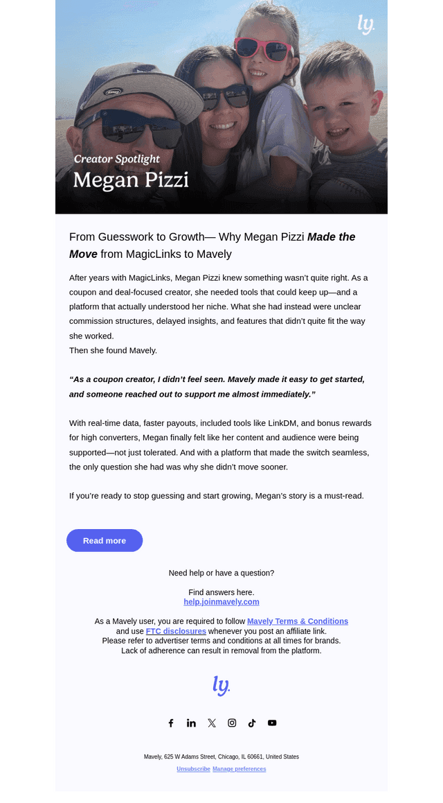 Mavely email from Thu, Aug 21, 2025