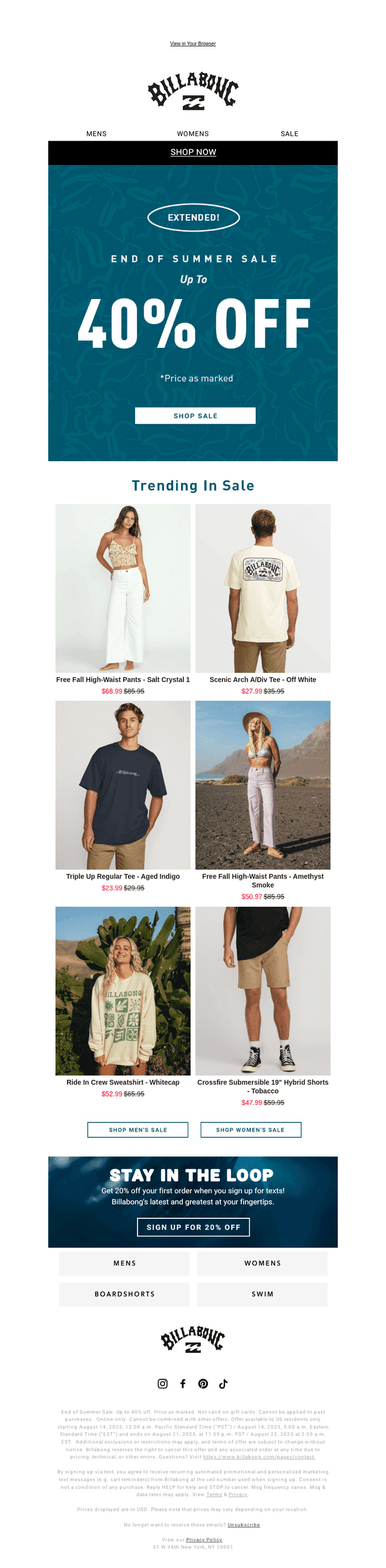 Your Second Chance at Summer Steals