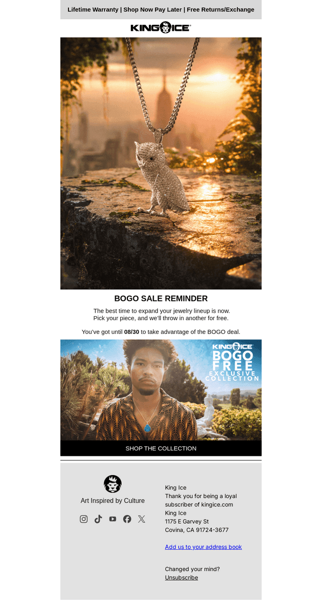 BOGO Sale Closing