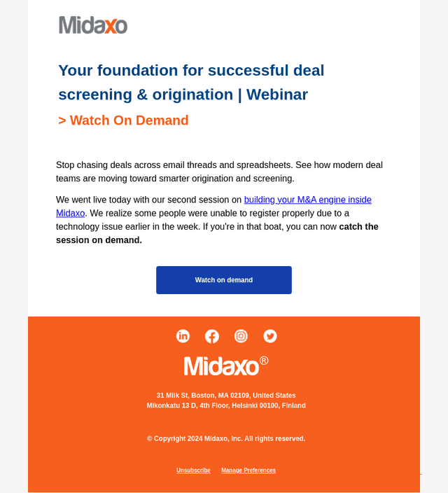 On Demand: Smarter Deal Origination & Screening