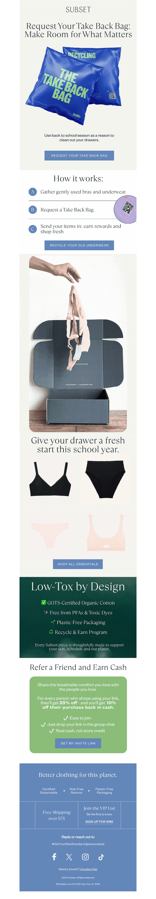 Ready for a Fresh Start? Request Your Take Back Bag