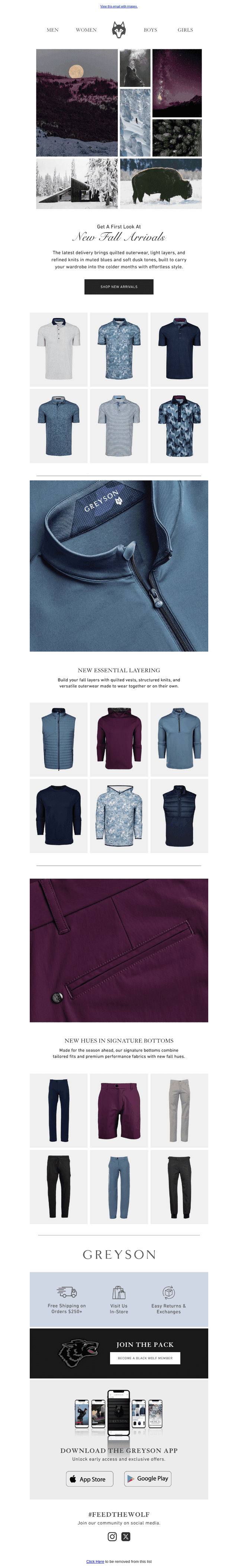 First Look at New Fall Arrivals