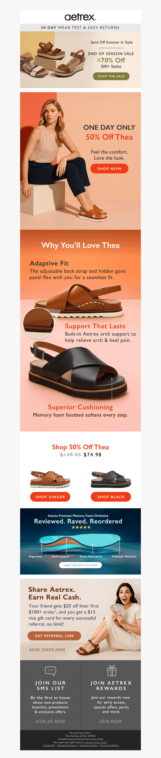 🔥50% Off Thea Sandal: Today Only