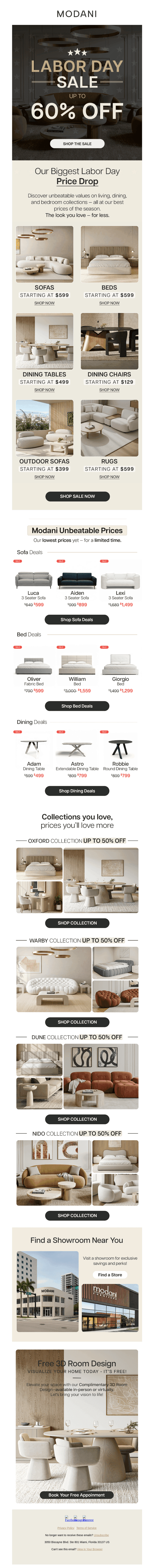 Labor Day Huge Savings Start NOW!
