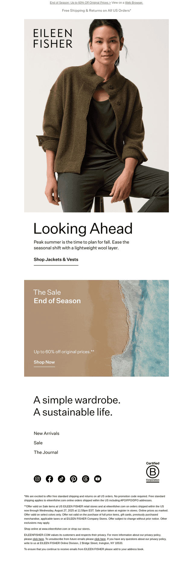 Forward Thinking. Our Lightweight Layers.