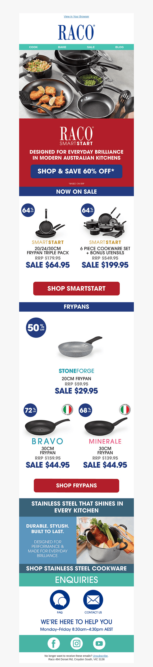 Save 60% On RACO SmartStart Sets - From $64.95