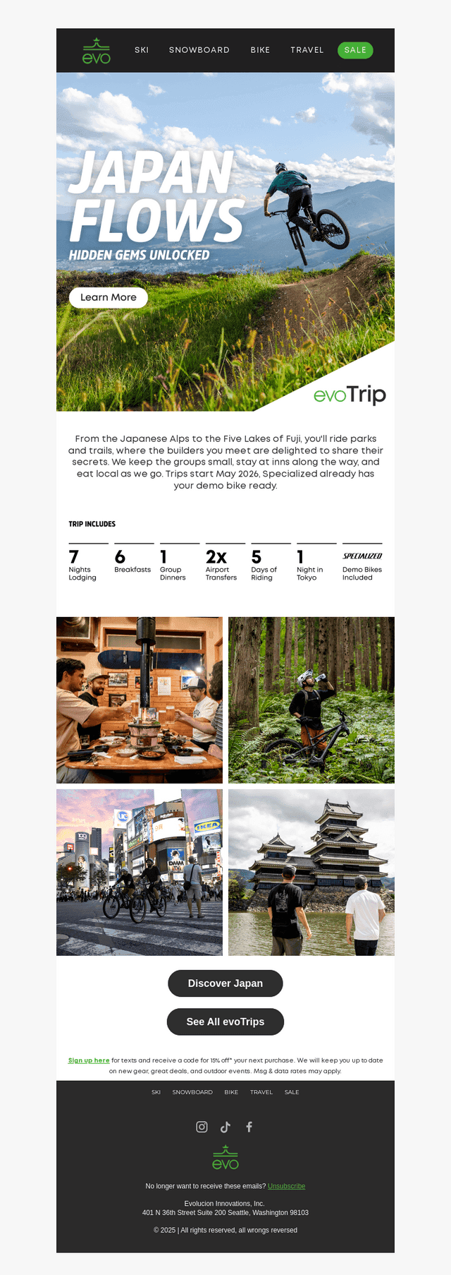 MTB Japan – evoTrip 2026 Now Booking