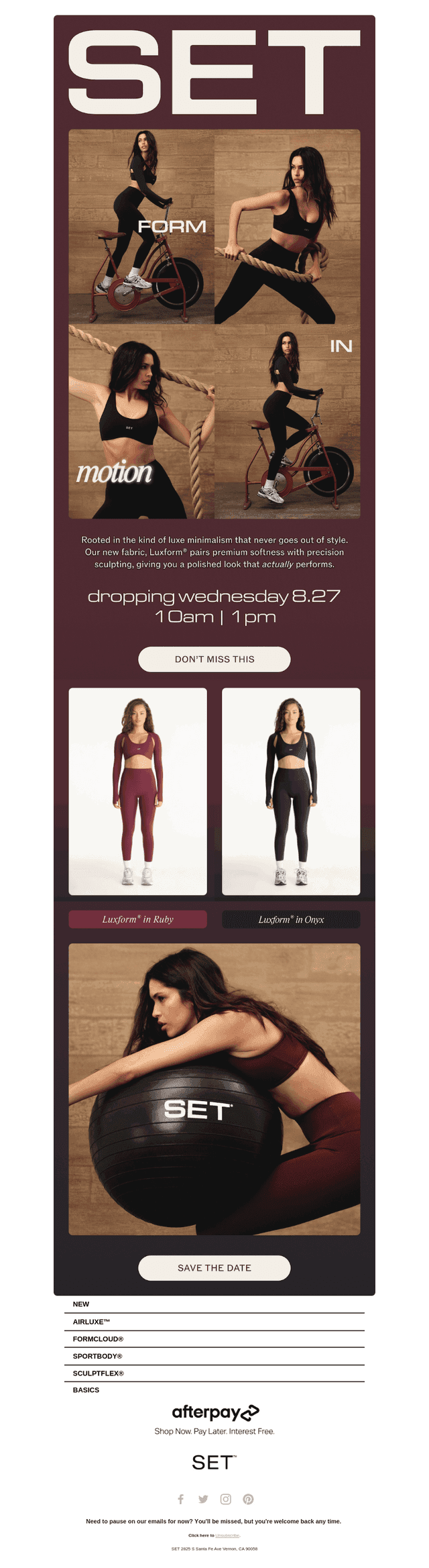 INTRODUCING LUXFORM®