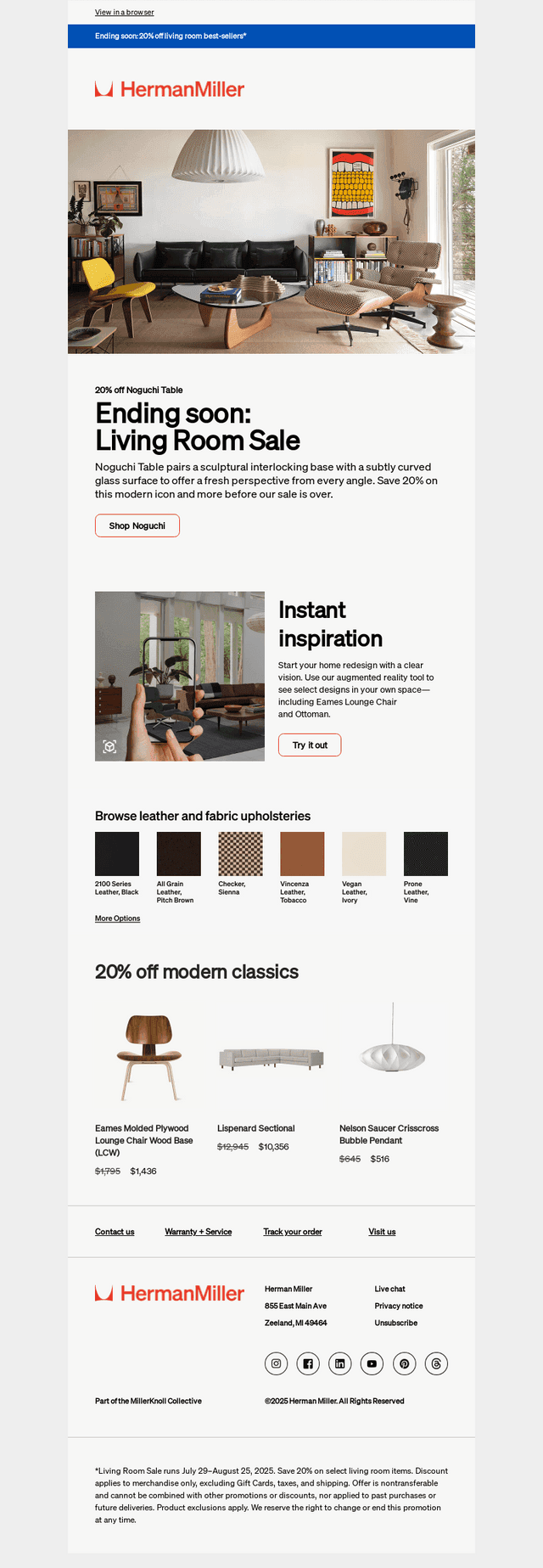 Ending soon: 20% off modern classics
