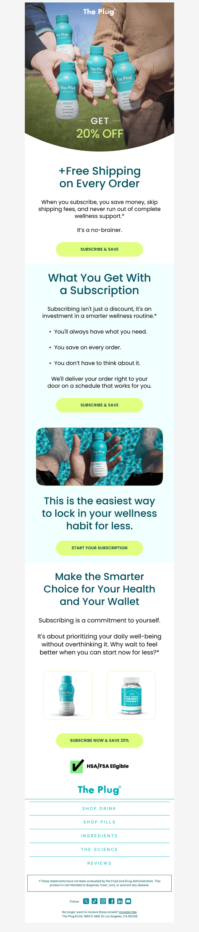 Get 20% off every order, Friend