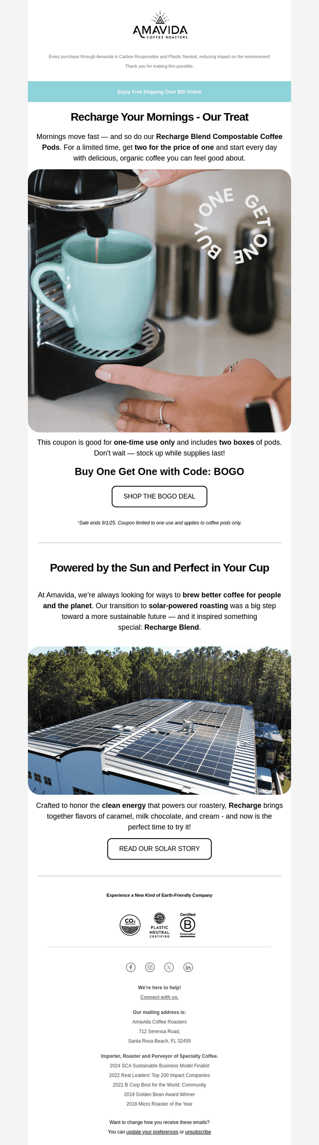 ☀️☕️Solar Energy Meets Great Taste