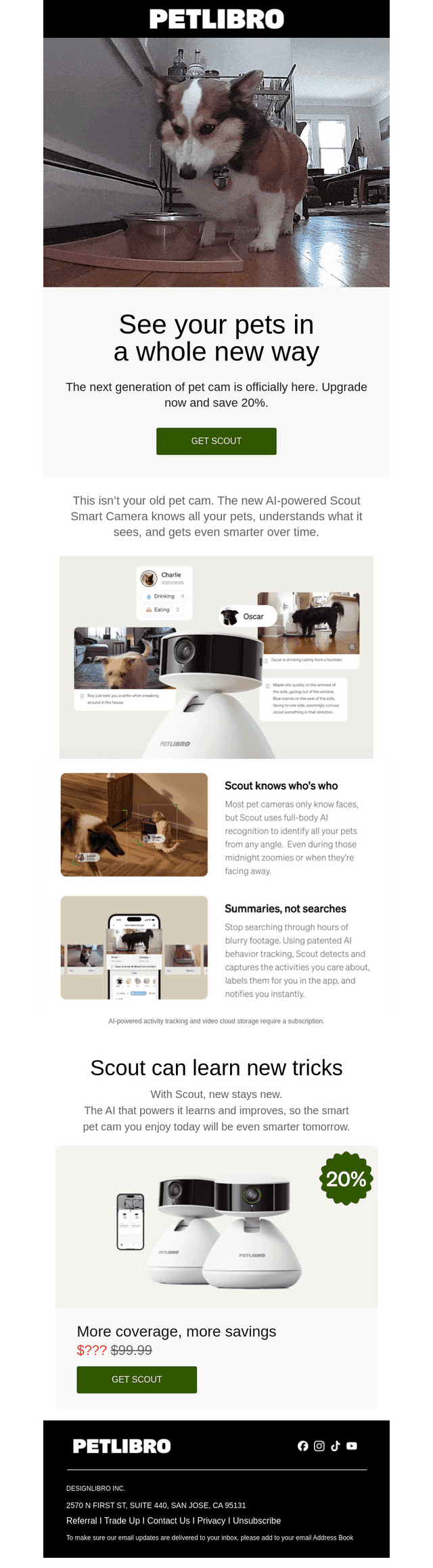 20% Off Scout Smart Camera - Never Miss a Moment!
