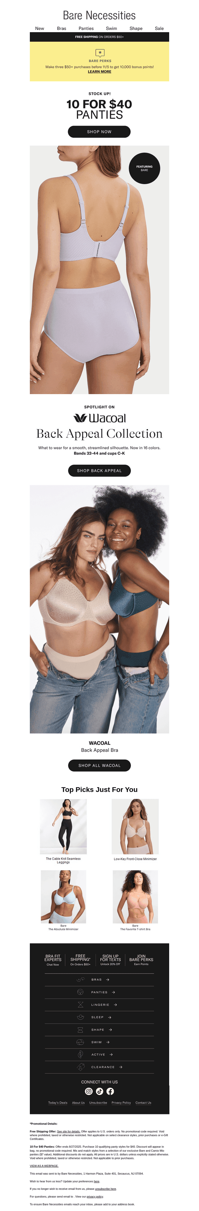 You're Getting 10 Panties For Just $40! Really!