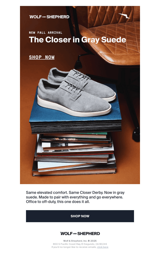 SLEEK. SUBTLE. SUEDE